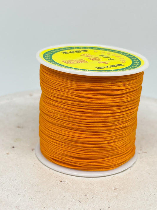 Macrameeband Orange 0,8mm