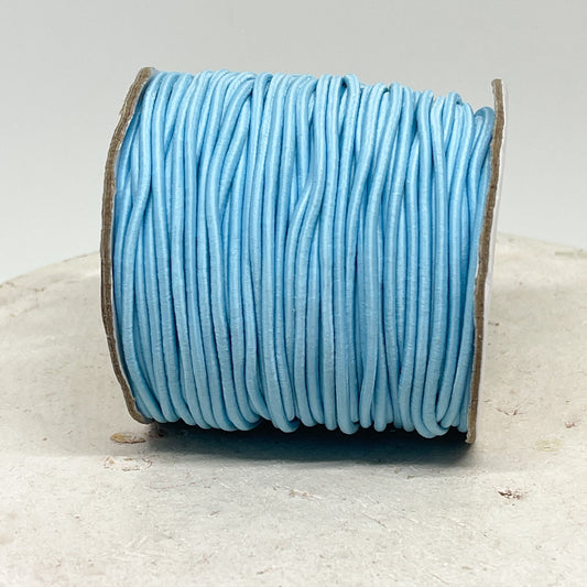 Elastisches Band 5 Meter 0,8mm / 1mm / 2mm, Gummikordel Hellblau