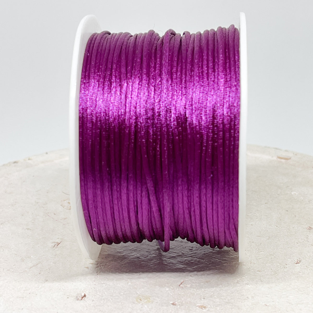 Satinband 1mm Violett, 5m Schmuckband