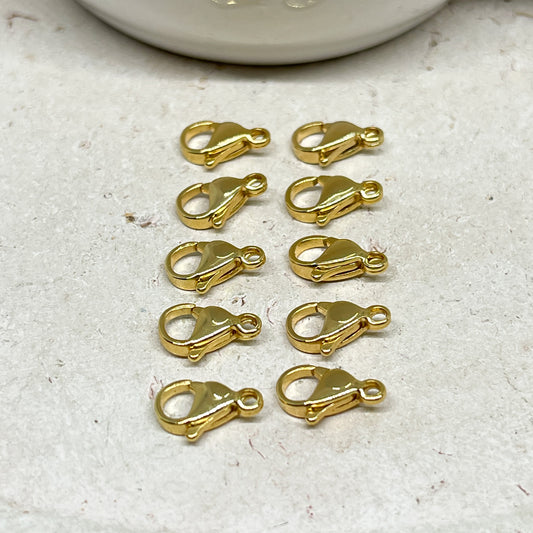 Edelstahl Karabiner Verschlüsse 10 St., Kettenverschluss