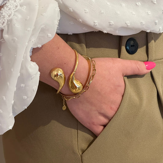 Tropfen Armreif