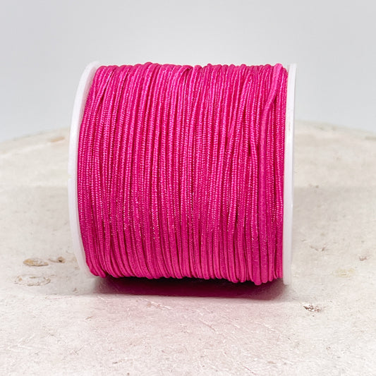 Elastisches Band, Elastikband 1,5mm Gummikordel Pink