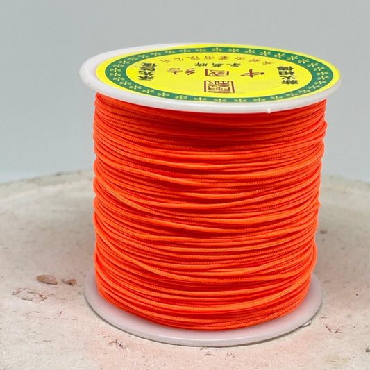 Macraméband 10m 0,8mm Neonorange