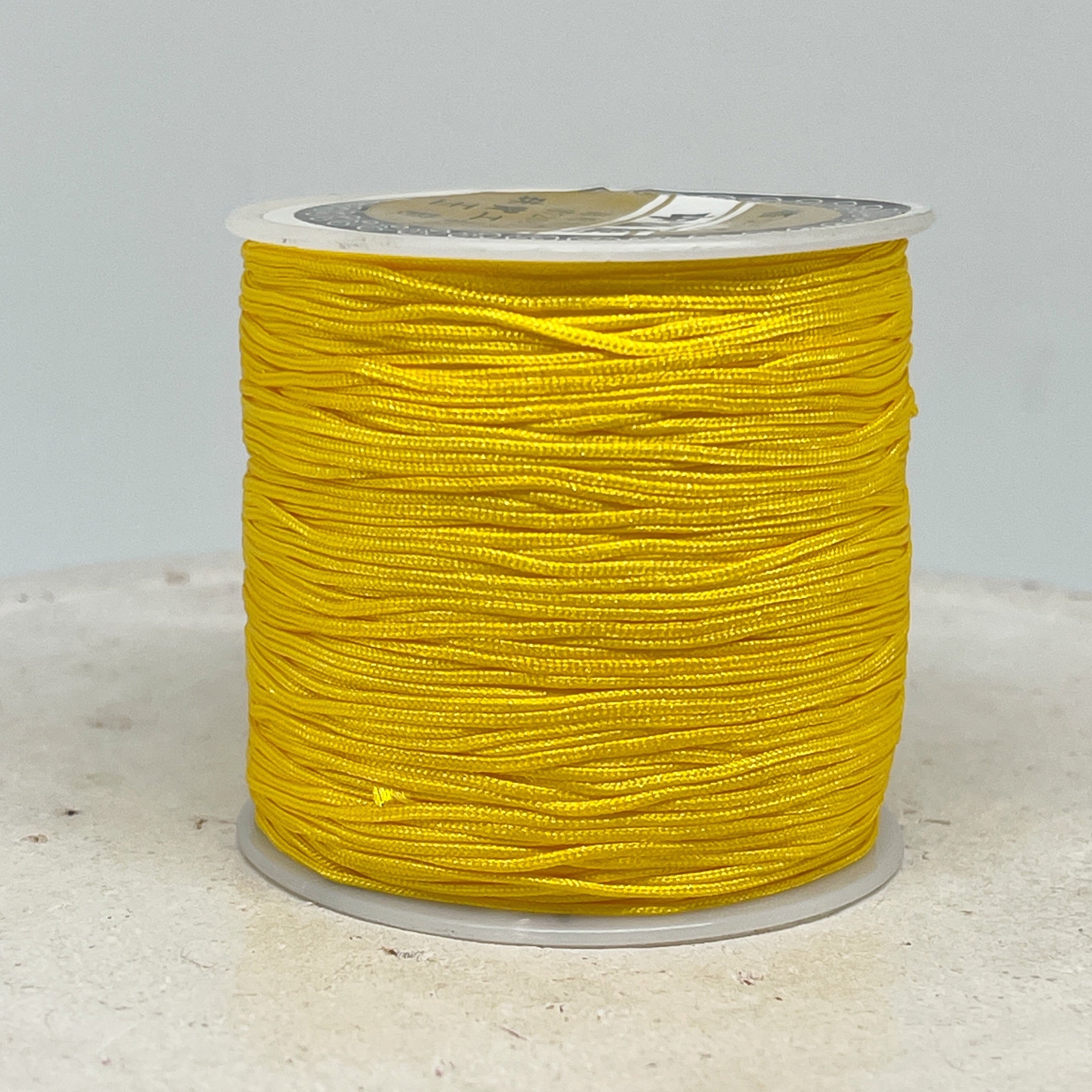 Macrameeband Gelb