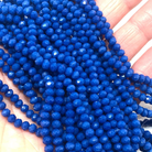 Kristallperlen 4mm Glasschliffperlen - Blau