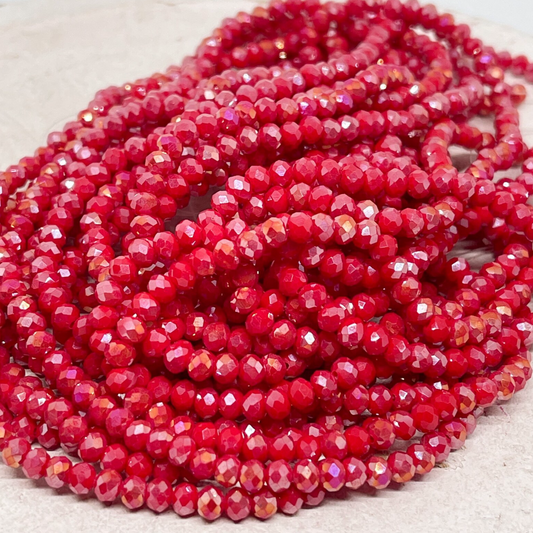 Kristallperlen rot 