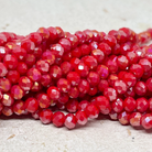Kristallperlen Rot