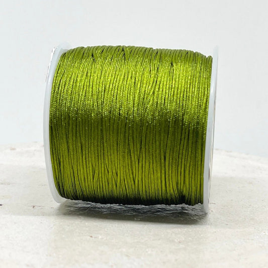 Macraméband 10m 0,8mm Olivgrün