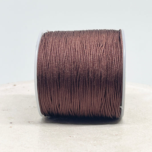 Macraméband 10m 0,8mm Schokobraun