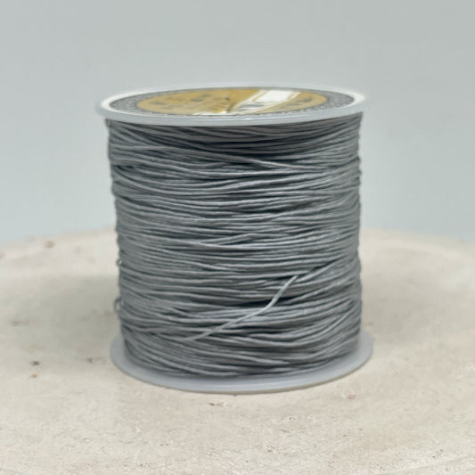 Macraméband 10m 0,5mm Hellgrau