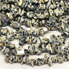 Dalmatiner Jaspis Edelstein Perlen, Edelstein Splitter, 5mm - 8mm,