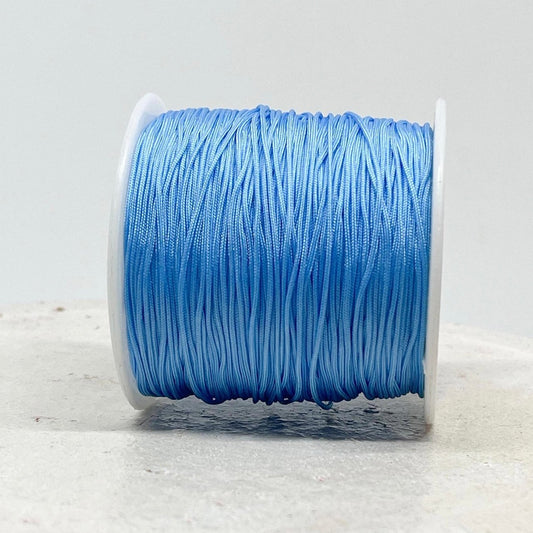 Macraméband 10m 0,8mm Hellblau