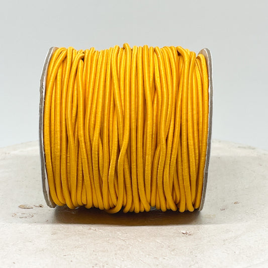 Elastisches Band für Armbänder 5 Meter 2mm - Goldengelb