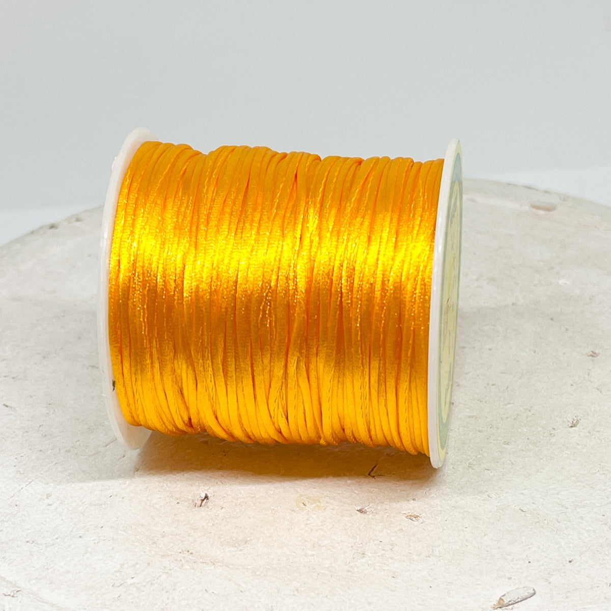 Satinband 1mm 5m Orange, Schmuckband