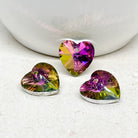 Kristallherzen 14mm Rosa