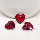 Kristallherzen 14mm Rot