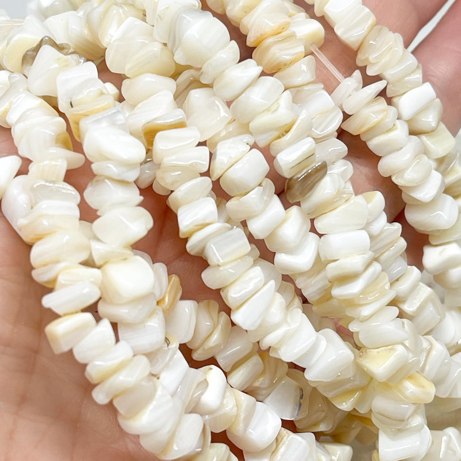 Süßwasser Perlen Splitter, Shell Perlen Splitter 6mm - 10mm, Süßwasser Chips, Nuggets Süßwasserperlen