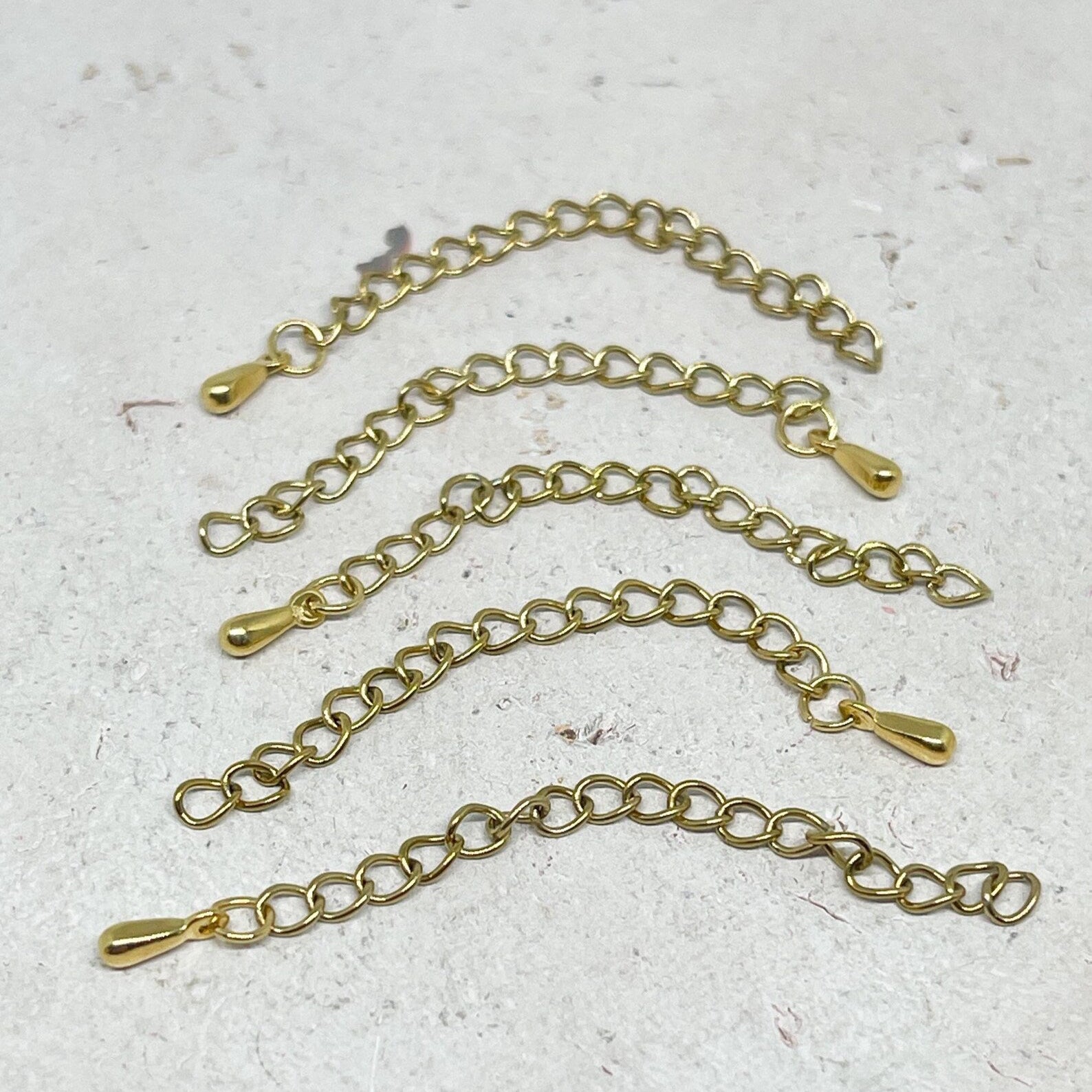 Verlängerungsketten mit Tropfen aus Edelstahl Vakuumbeschichtung