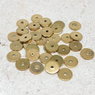 Edelstahlperlen Spacerperlen 20 St. 8mm x 0,7mm - Goldfarben