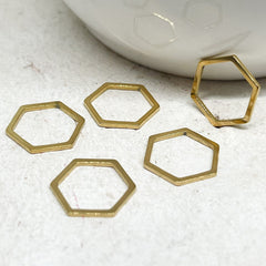 Hexagon Verbinder aus Edelstahl 13.5mm Conector