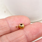 Anhängerschlaufe aus Edelstahl 4St. IP Ionenbeschichtung - goldfarben