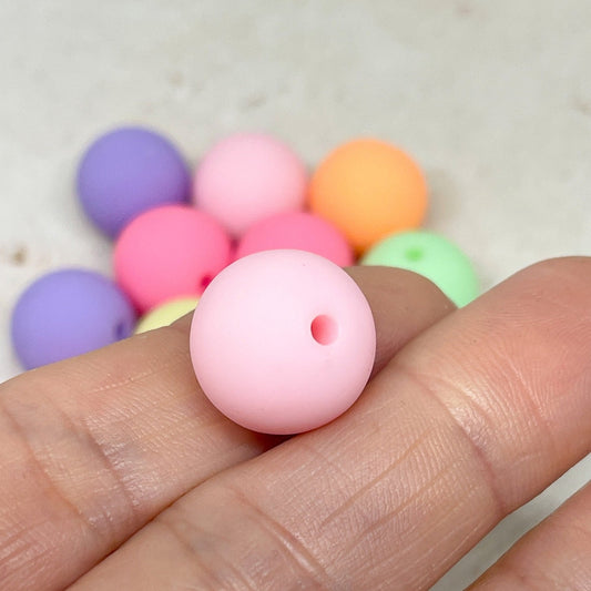 Runde Acrylperlen 15,5mm Bunt gemischt 20 St.
