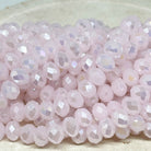 Glasschliffperlen - Rosa Opak 10mm