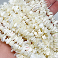 Süßwasser Perlen Splitter 5-15mm x 5-8mm - Weiß
