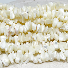 Süßwasser Perlen Splitter 5-15mm x 5-8mm - Weiß