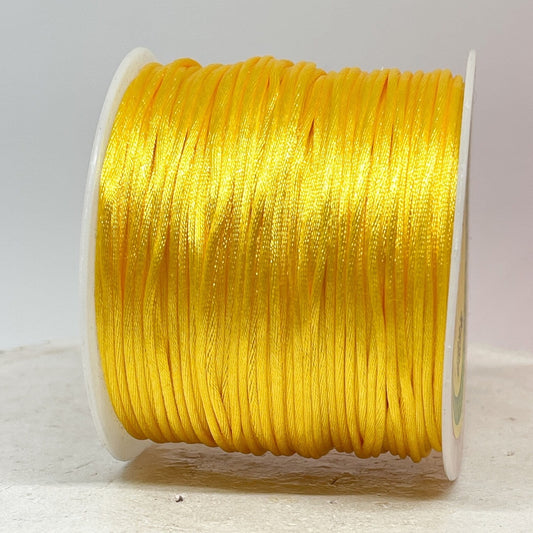 Satinband 1,5mm Gelb 5m Schmuckband