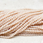 Glasschliffperlen 2mm Beige
