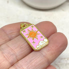 Karte Anhänger Tarot Muster Sonne