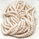 Glasperlen 4mm - Hellbeige ab