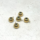 Anhängerschlaufe aus Edelstahl 5 St. goldfarben