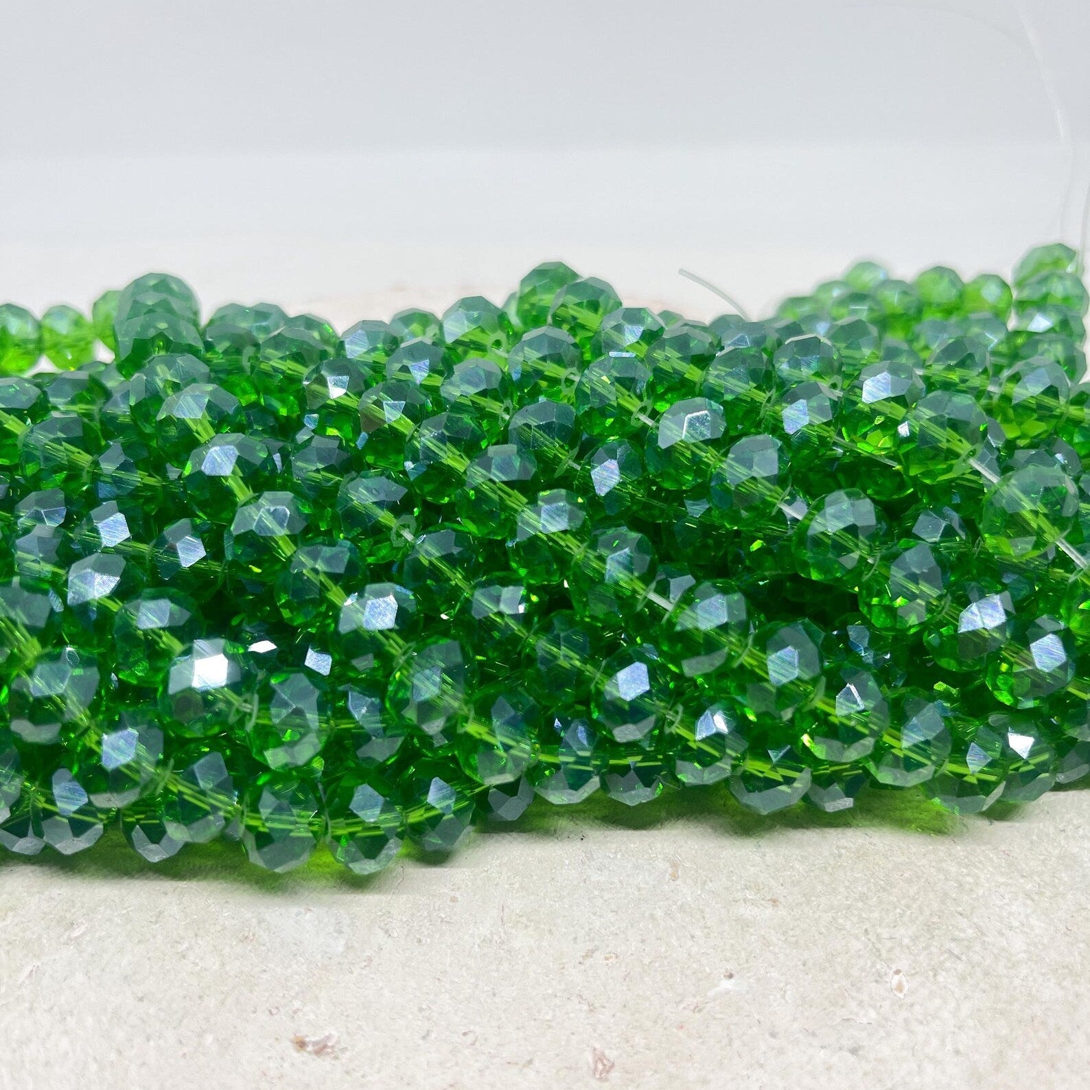 Glasperlen 10mm - Grün