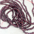 Granat Perlen Naturstein 100 St. facettierte 3mm