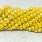 Kristallperlen 4mm Gelb 