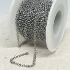 Kette aus Edelstahl 2,5mm x 2mm  1m