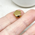 Edelstahl Stern Verbinder - goldfarben