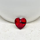 Kristallherzen 14mm Rot