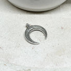 Anhänger Mond mit Zirkonia