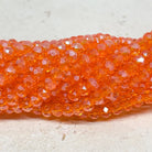 Kristallperlen Orange 4mm