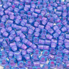 TOHO Beads Perlen Rocaille 10g Nr. 937 Inside-Color Aqua/Bubble Gum Pink Linend