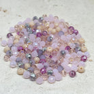 Glasschliffperlen 4mm -  Rosa/Beige/Lila gemischt