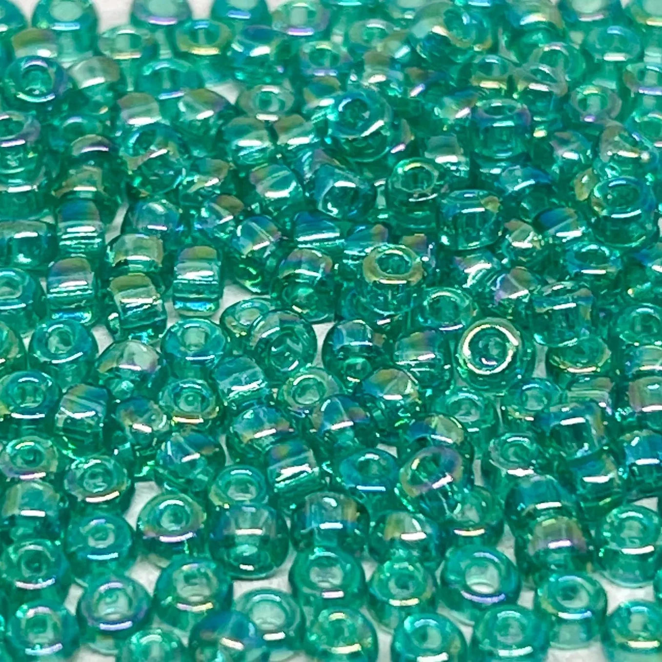 TOHO Beads Perlen Rocaille 10g Nr. 164B Transparent Rainbow Peridot