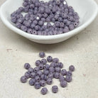 Böhmische Glasschliffperlen 4mm 100 St. Lavender Coral