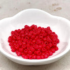 TOHO Beads Perlen Rocaille 10g Nr. 45A Opaque Cherry