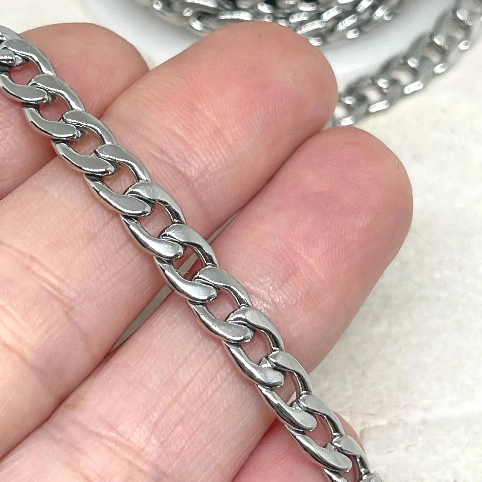 1 Meter Edelstahlpanzer Kette