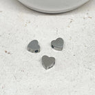 Verbinder Herz Perle Edelstahl 3 St.