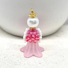 Anhänger Mädchen aus Glasperlen
